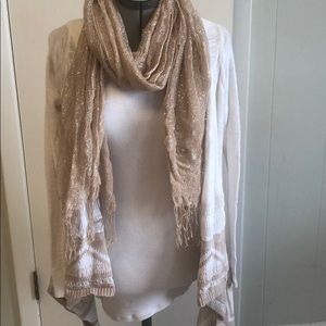 Cardigan with matching scarf